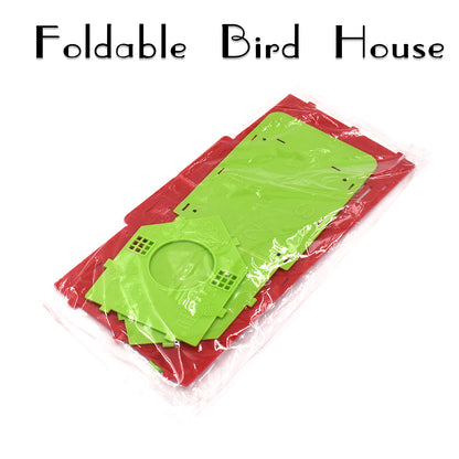 Small bird house by Wukusy, designed for garden birds, featuring a cozy entrance and weather-resistant construction.