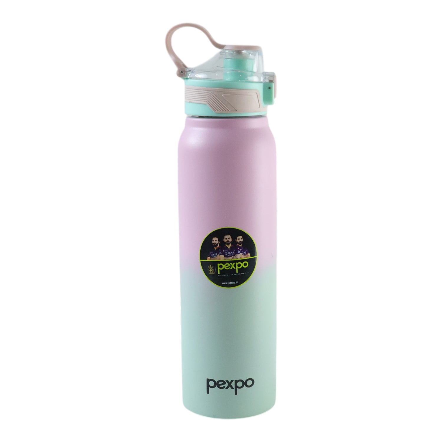 Wukusy Pexpo Amaze stainless steel water bottle, 1000ml, insulated hot and cold beverage bottle with a sleek design and leak-proof lid.