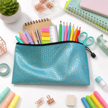 Pencil Zipper Pouch  Bright Spacious  Durable Stationery Bag