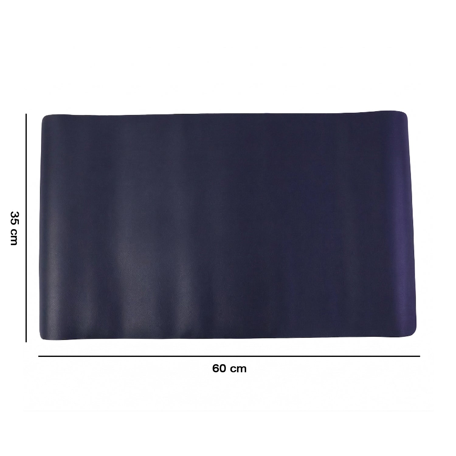 Large Wukusy premium desk mat and mouse pad, 60x35 cm, with smooth surface and non-slip base for computer workspace.
