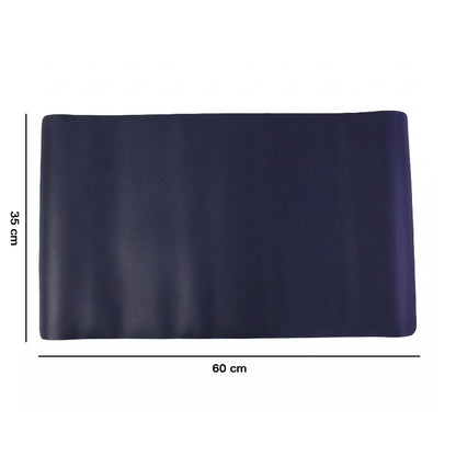 Large Wukusy premium desk mat and mouse pad, 60x35 cm, with smooth surface and non-slip base for computer workspace.