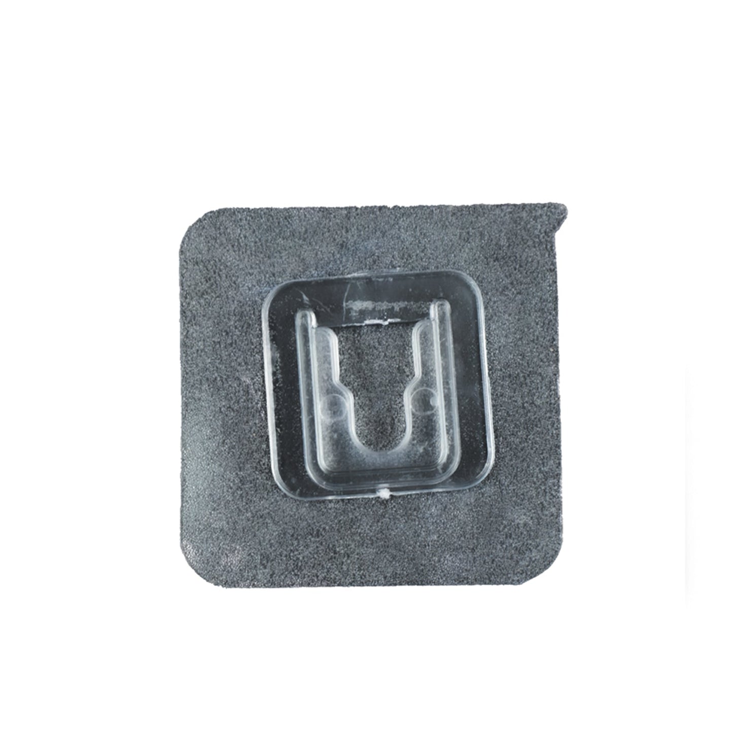 Transparent self-adhesive female magic sticker by Wukusy for home improvement, shown applied on a surface in the image.
