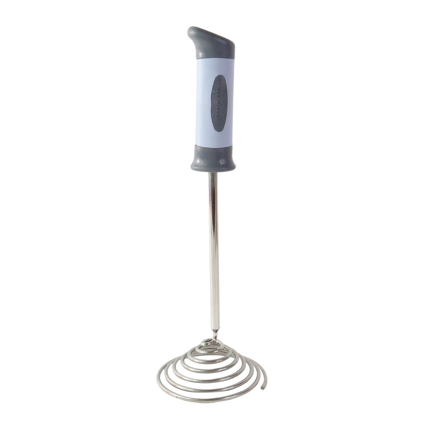 Wukusy Supermom Spring Omasher heavy-duty stainless steel vegetable and potato masher for kitchen use.