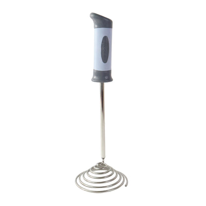 Wukusy Supermom Spring Omasher heavy-duty stainless steel vegetable and potato masher for kitchen use.