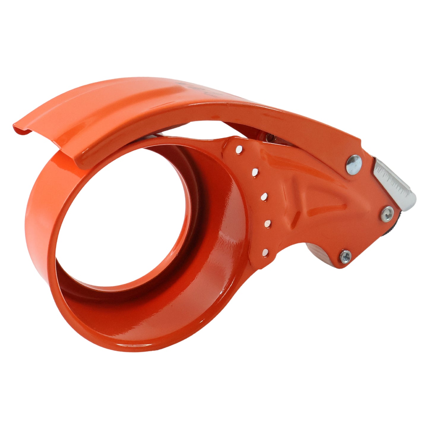 Heavy-duty packing tape dispenser from Wukusy holding 50mm width tape, designed for secure and easy packaging.