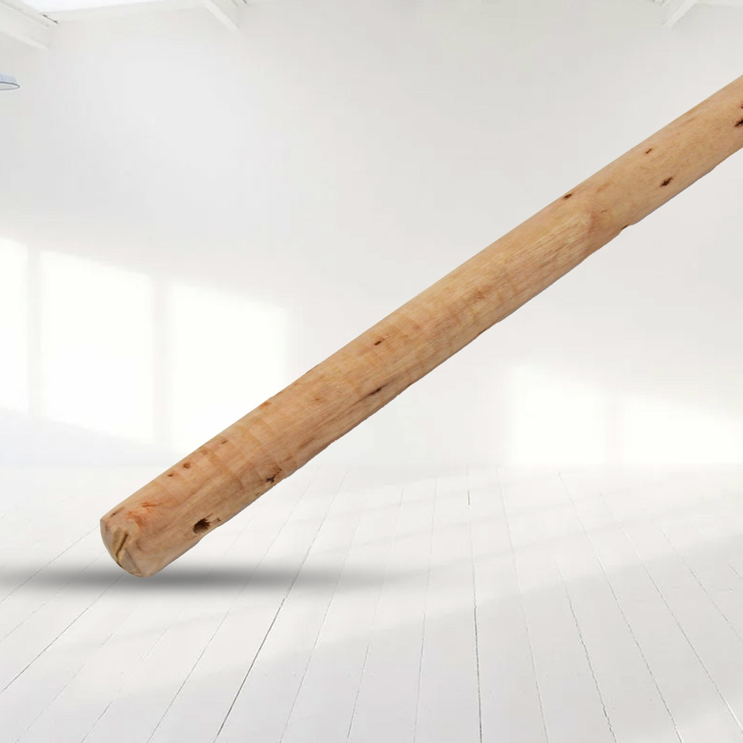 Wukusy wooden block paving brush with handle for patio cleaning and weed removal, suitable for home improvement projects.