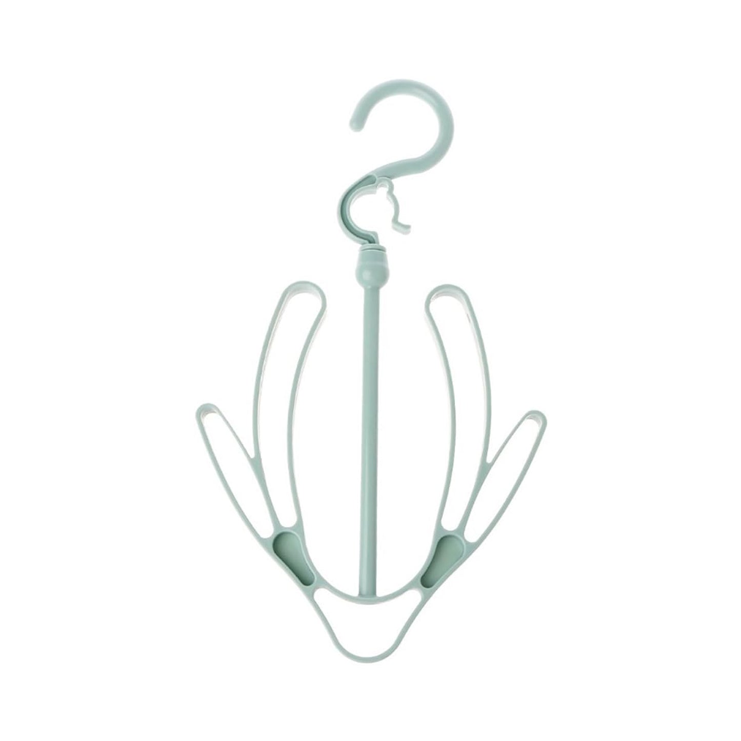 Wukusy 9136 Shoes Drying Hanger, rotatable shoe rack for balcony or closet, made of durable material, holds multiple shoes securely.