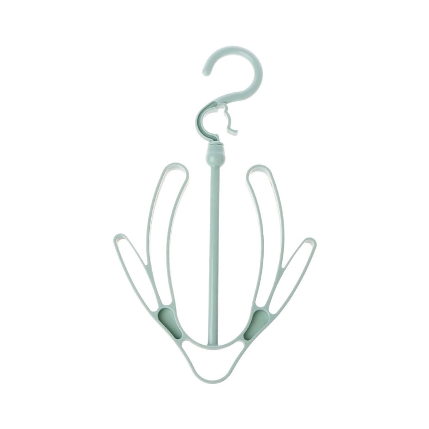 Wukusy 9136 Shoes Drying Hanger, rotatable shoe rack for balcony or closet, made of durable material, holds multiple shoes securely.