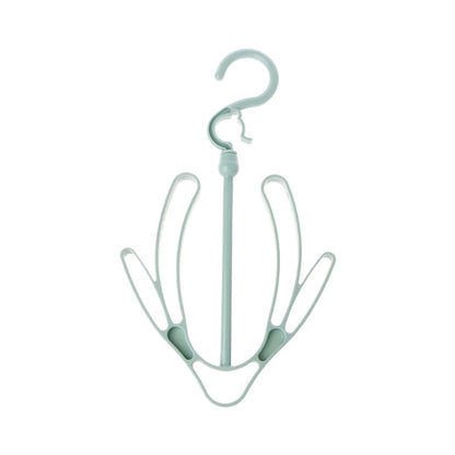 Wukusy 9136 Shoes Drying Hanger, rotatable shoe rack for balcony or closet, made of durable material, holds multiple shoes securely.