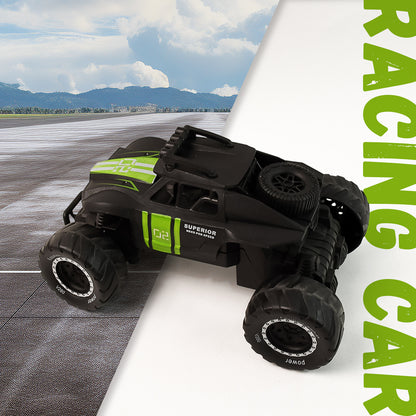 Wukusy Electroplay remote control monster truck toy set with colorful truck and controller on a white background.
