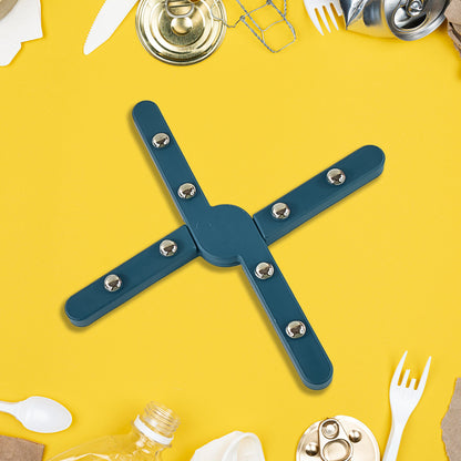 Wukusy Apex Foldable Hot Mate Set with two folding pan stands for hot pots, ideal for home and kitchen use.