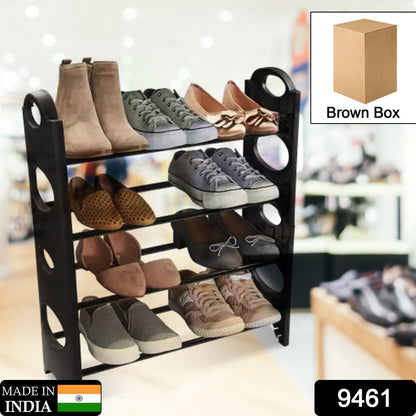Wukusy 9461 Simple Shoe Rack with practical design and sufficient capacity for organized home storage.