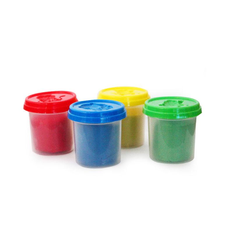 Wukusy 1916 Non-toxic Creative Dough Clay set with 5 colorful packs, ideal for kids' toy and craft activities.
