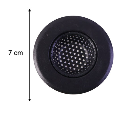 Wukusy metal sink drain mesh strainer filter basket for catching food debris in kitchen sinks, durable and easy to install.