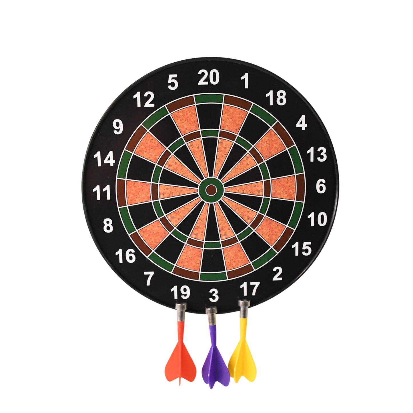 Wukusy Classic Magnetic Dartboard Game Set with colorful magnetic darts and a round target for indoor fun