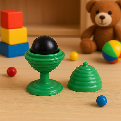 Wukusy Aditi Classic Magic Ball and Vase trick toy set with colorful props and a magic illusion appearance.