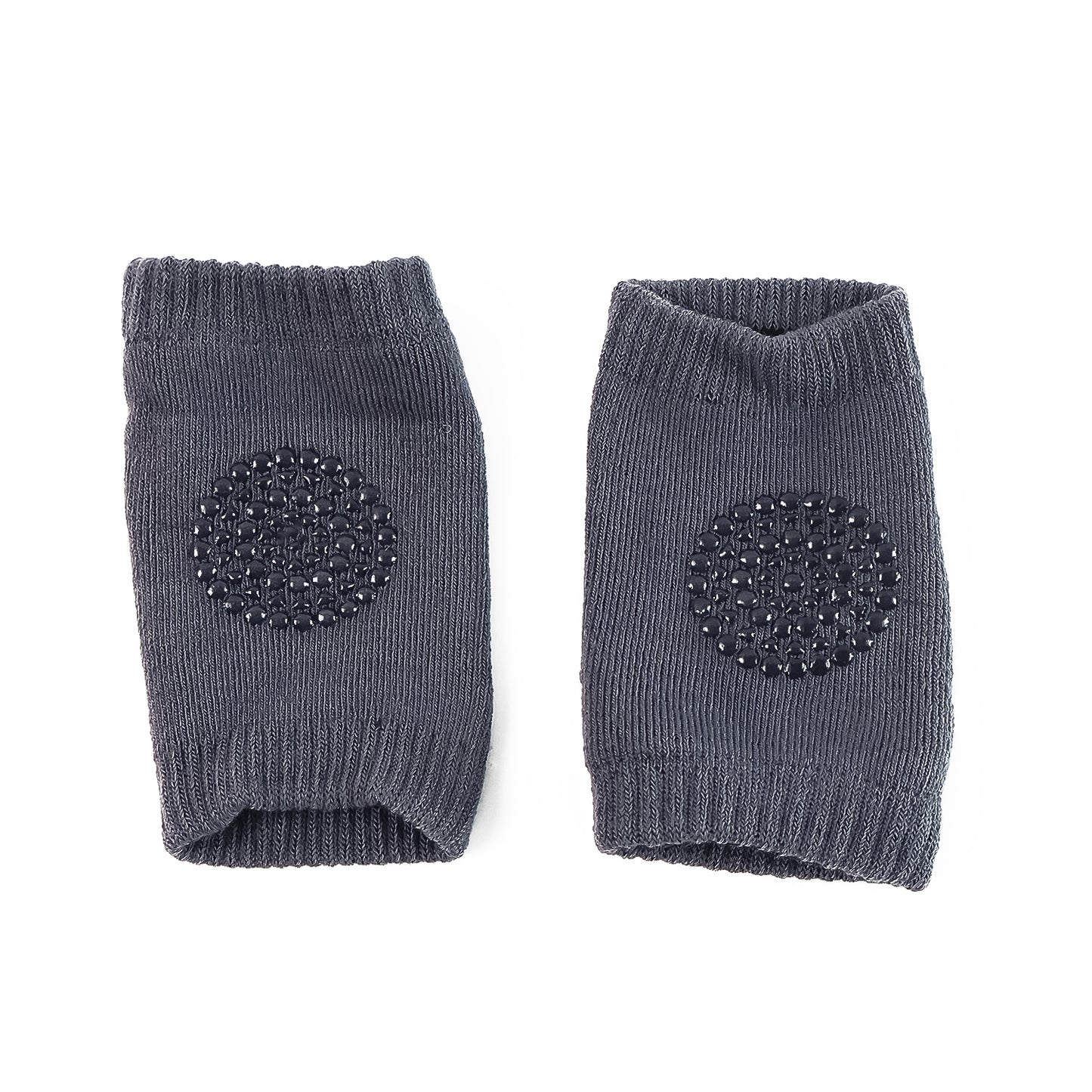 Dark grey toddler wool knit leg warmer from Wukusy, knee guard for baby care, soft and cozy for little legs.