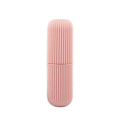 Wukusy 1355 multipurpose capsule-shaped travel storage organizer with multiple compartments for small items and accessories.