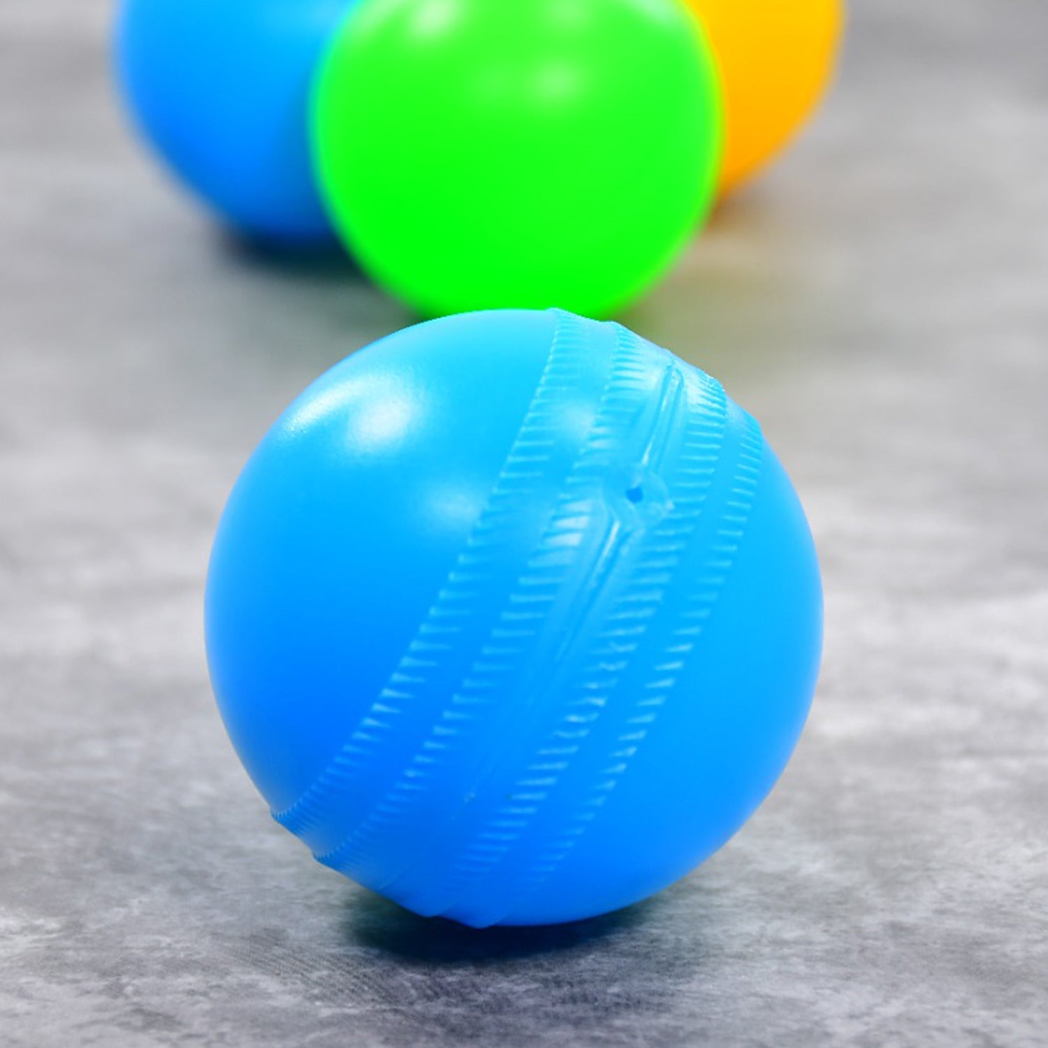 Colorful Wukusy baby multicolour soft plastic balls for kids' pools, play tents, and indoor or outdoor tunnels, safe for toddlers.
