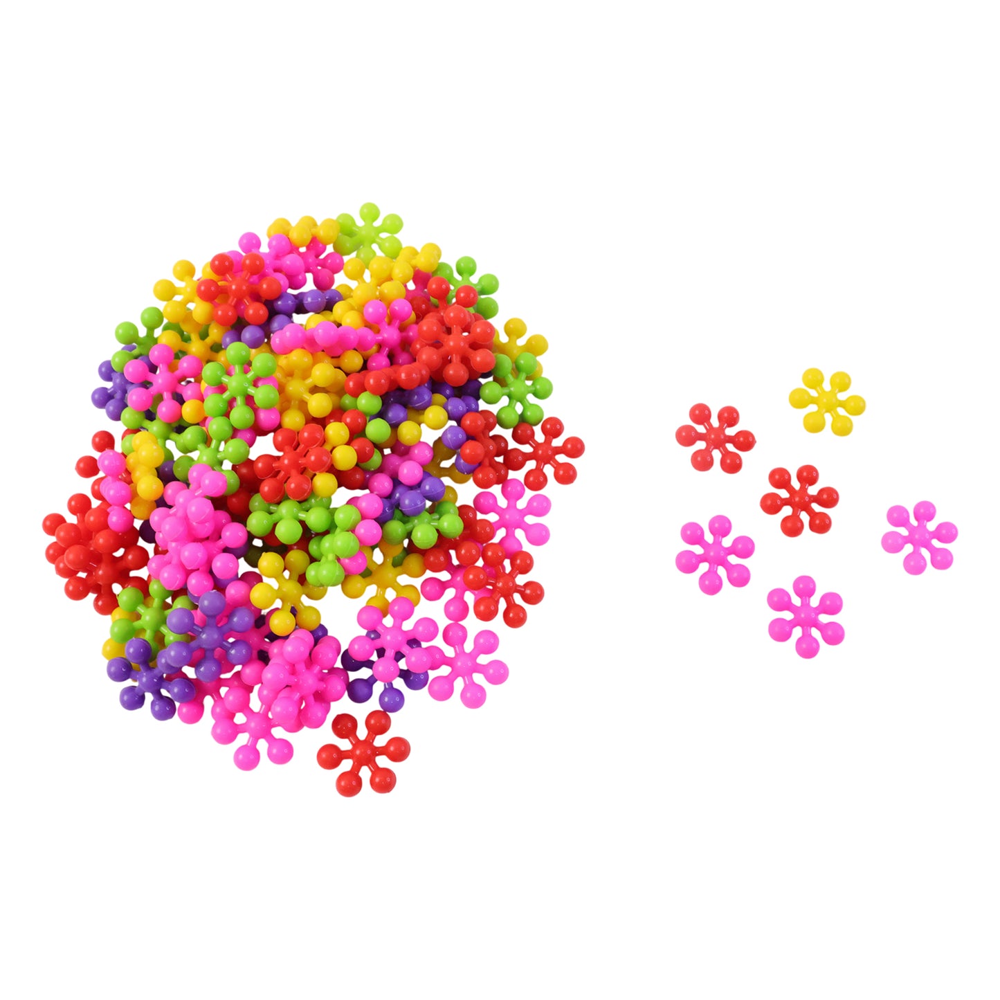 Colorful Wukusy DIY building blocks toy for kids, creative puzzle set with various shapes and vibrant colors for imaginative play.