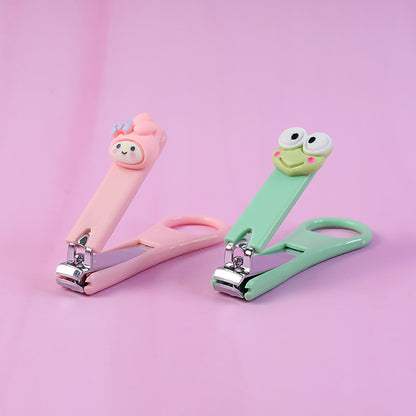 Cute cartoon nail clipper for kids by Wukusy, featuring a playful design, ideal for gentle nail trimming for children.