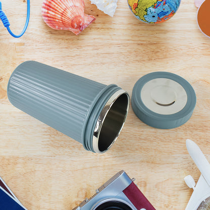 Wukusy Apex double wall steel travel glass with 500ml capacity, in mixed colors, features a sleek inner steel design for home and kitchen use.