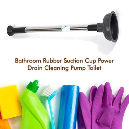 Wukusy 4032 drain unblocker sink plunger cleaner for kitchen and bathroom sinks and toilets, with a manual pump for easy clog removal.