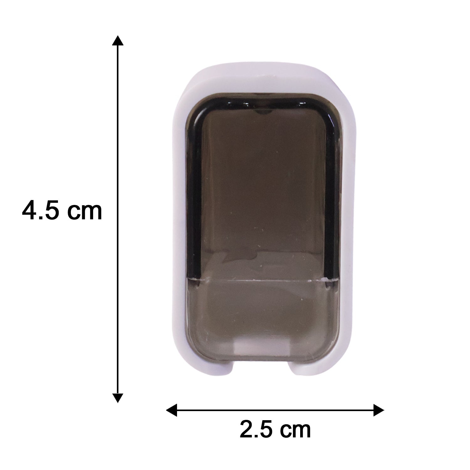 Wukusy self-adhesive dustproof toothbrush holder mounted on wall, space-saving design in a bathroom setting