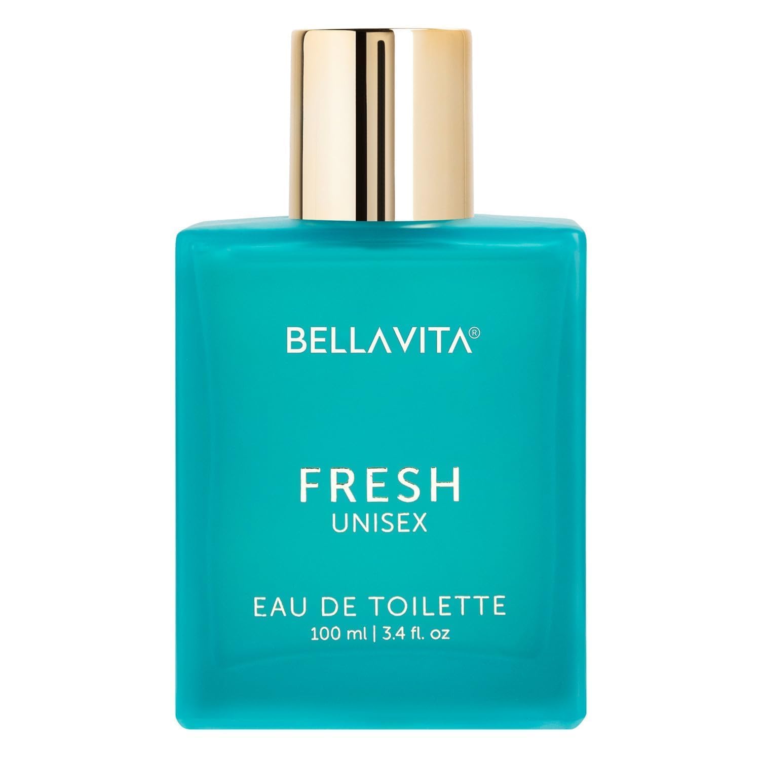 Wukusy Bellavita Premium Fresh Unisex Eau De Toilette 100ml perfume bottle with sleek design and clear glass packaging.