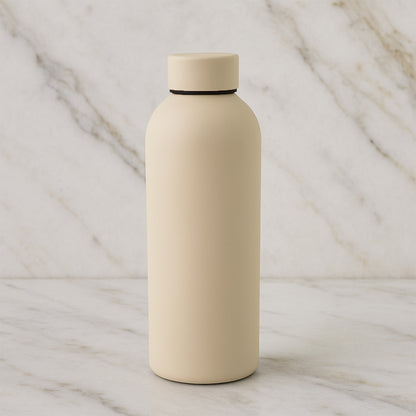 Wukusy stainless steel double wall vacuum-insulated water bottle in mixed colors, 500ml capacity, for home and kitchen use.