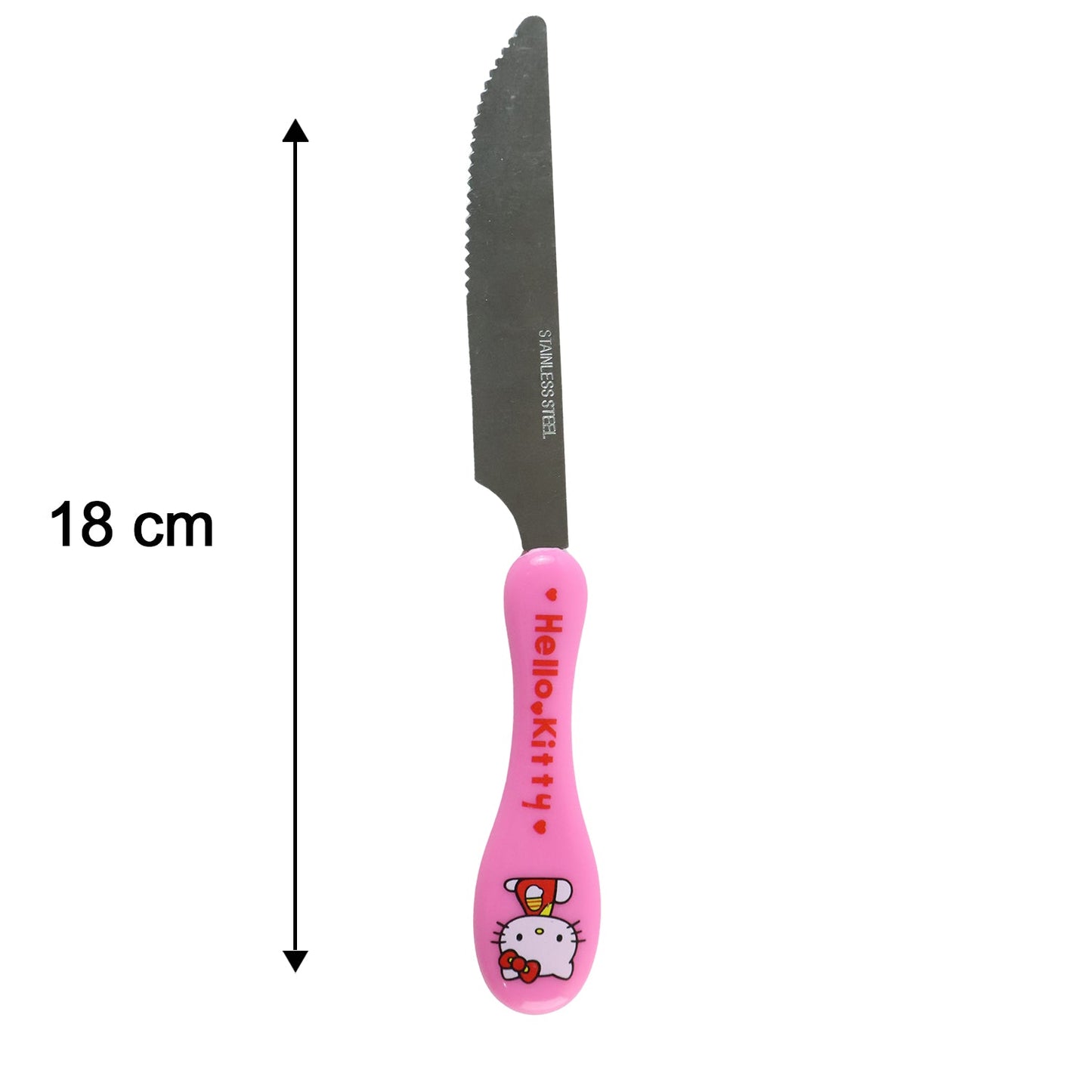 Wukusy 3-in-1 kids cutlery set with case including spoon, fork, and knife for children, designed for easy use and portability