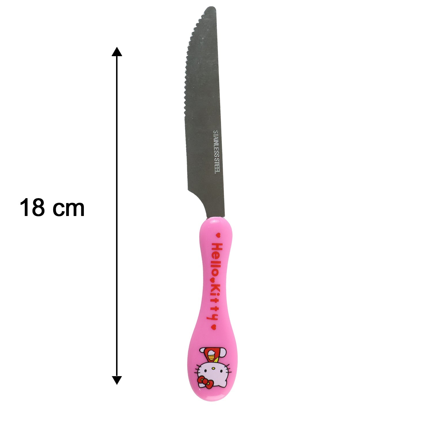 Wukusy 3-in-1 kids cutlery set with case including spoon, fork, and knife for children, designed for easy use and portability