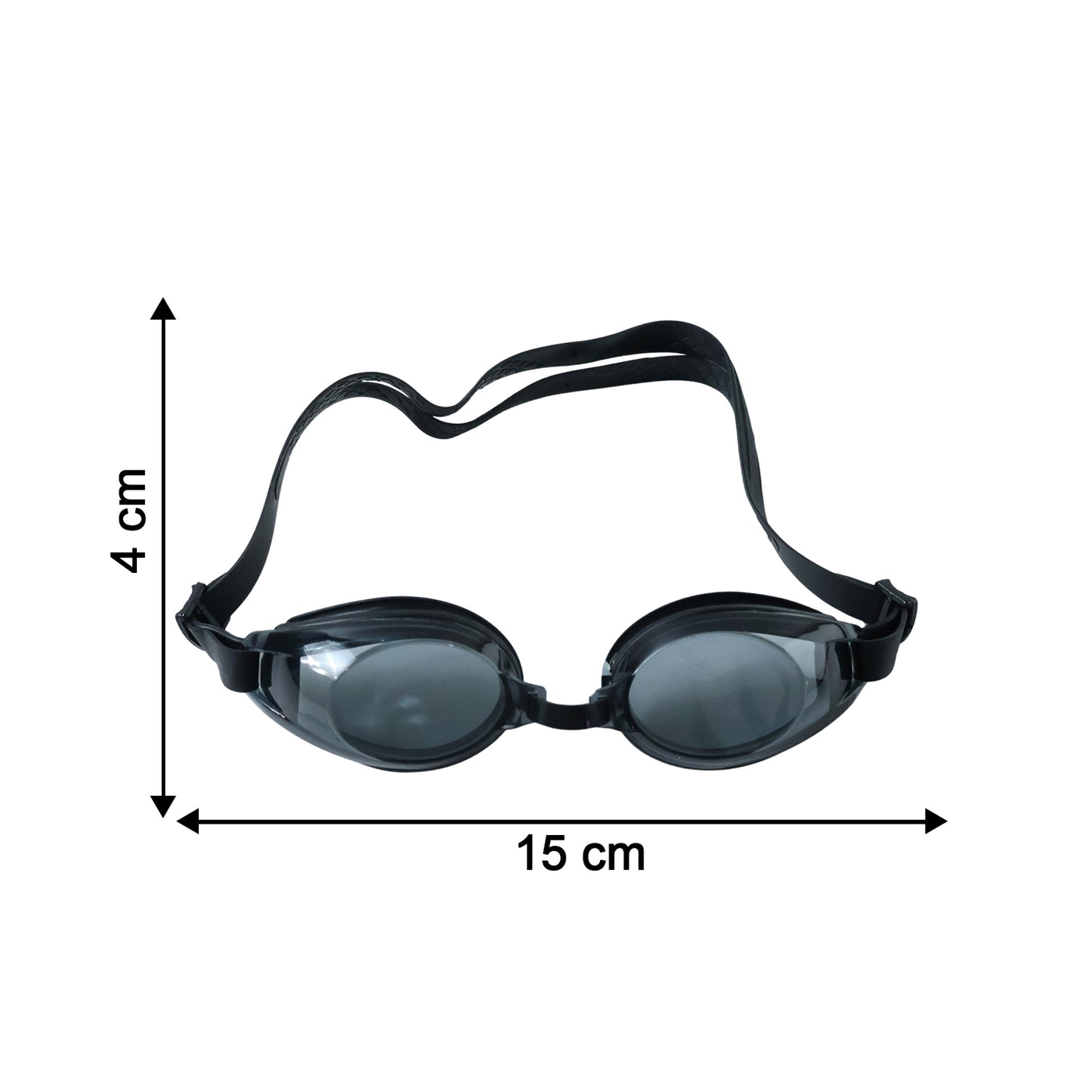 Kids anti-fog swimming goggles by Wukusy with a comfortable fit, clear lenses, and adjustable strap for young swimmers.