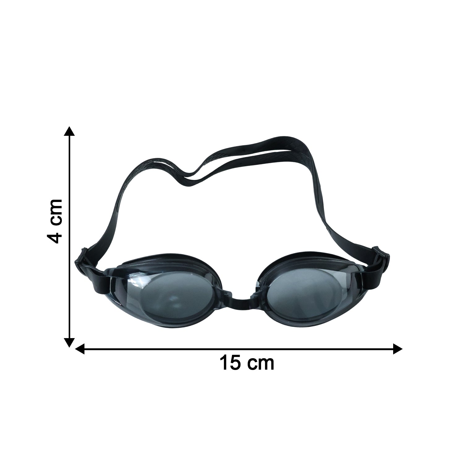 Kids anti-fog swimming goggles by Wukusy with a comfortable fit, clear lenses, and adjustable strap for young swimmers.
