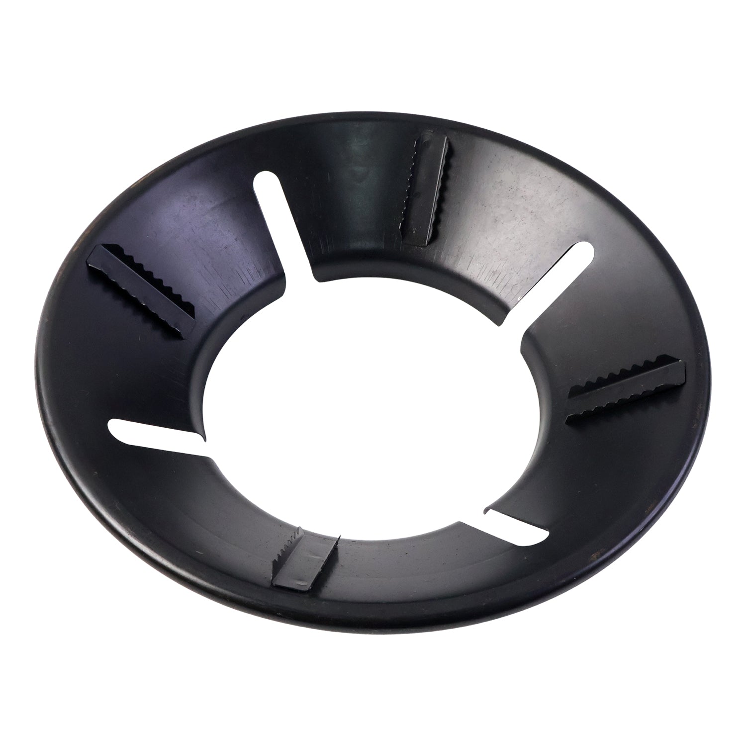 Wukusy gas stove flame protector ring, 25x25 cm, individual piece, stainless steel for protecting stove surfaces.