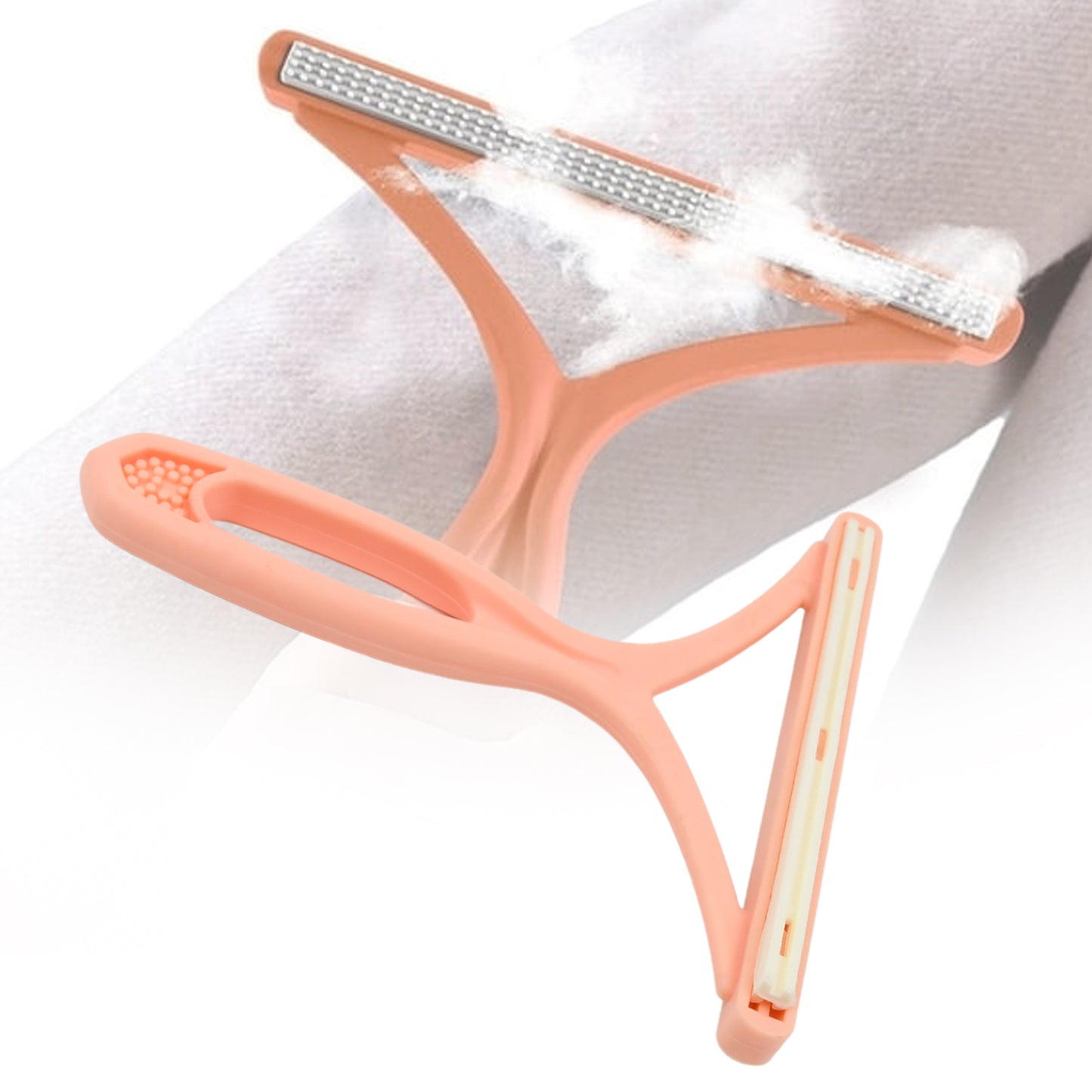 Wukusy portable hair and lint remover device for quick, easy fabric and clothing lint removal, compact and handheld design.