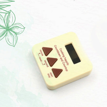 Wukusy 7965 digital kitchen timer with clear large digits, 0-99 minute countdown, ideal for cooking and office timing.