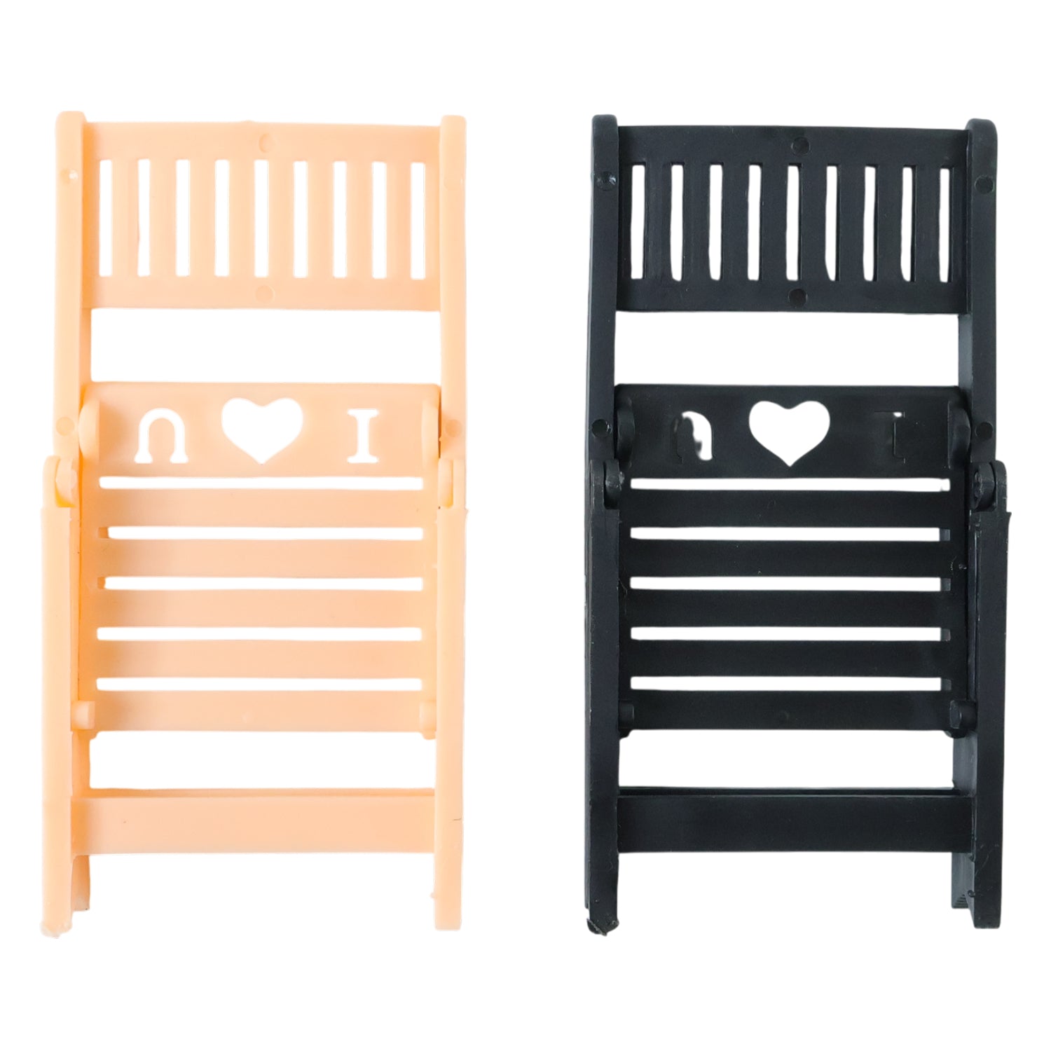 Wukusy mini chair-shaped mobile stand holder showing a small, colorful chair design for holding smartphones.