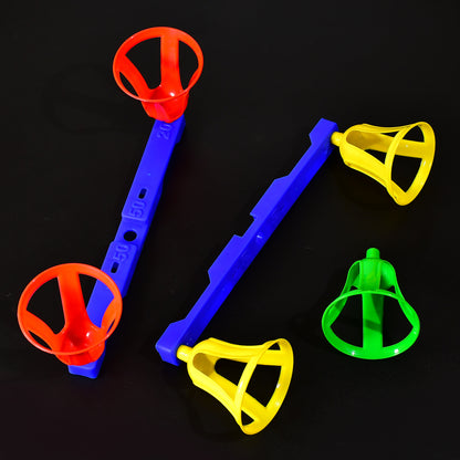 Wukusy 4446 Baskets and Balls Fun Toy for Kids with 5 colorful baskets and 5 balls for active play and entertainment.