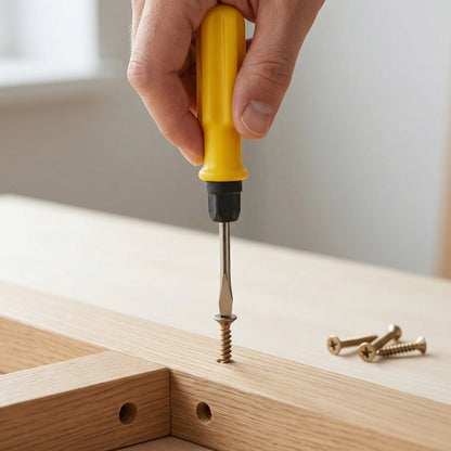 Wukusy mini hardware tool kit with hammer, screwdriver, and cutter set, featuring compact tools for home and DIY repairs.