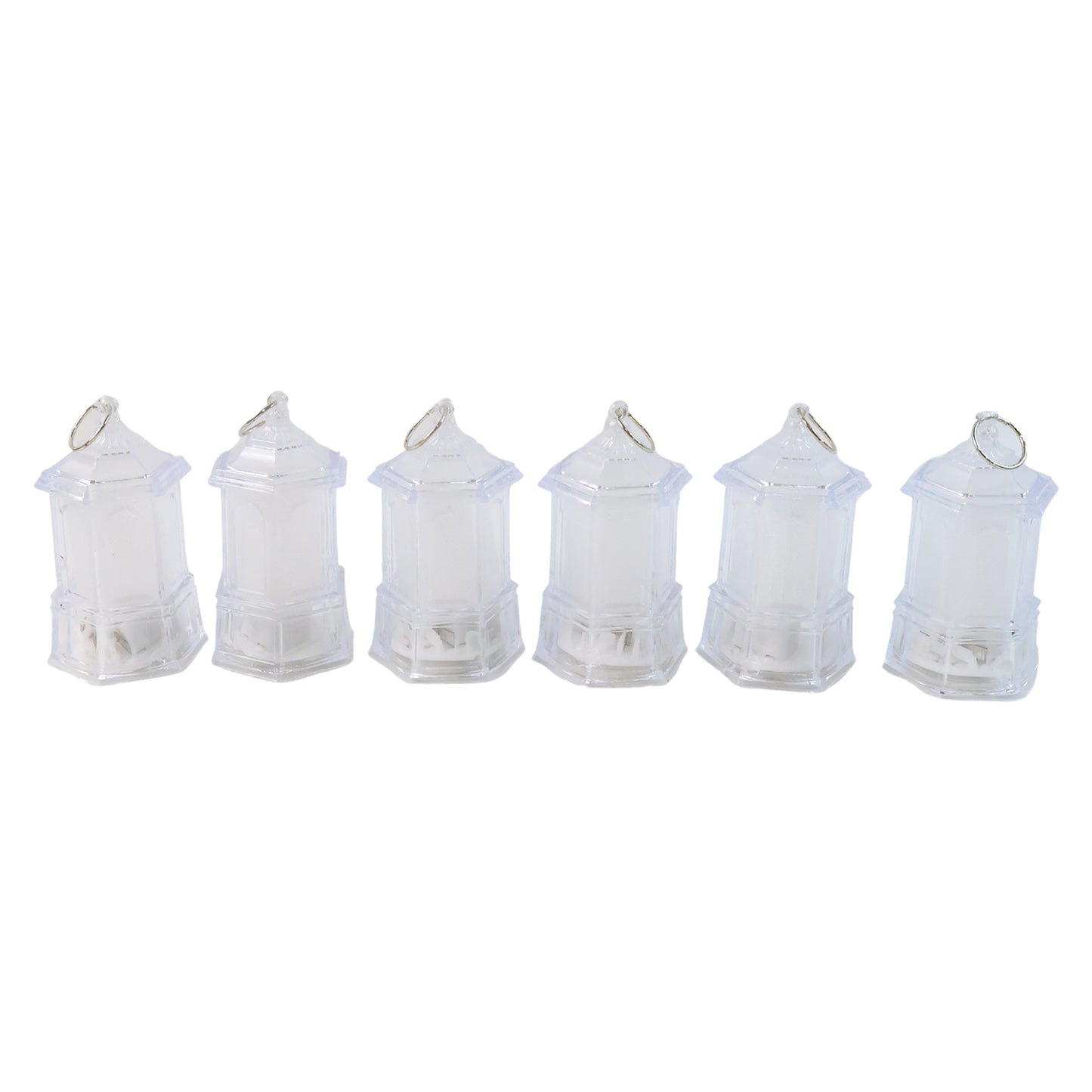 Set of 24 Wukusy LED decorative lantern lights with candle design, ideal for home decor ambiance and festive decoration.