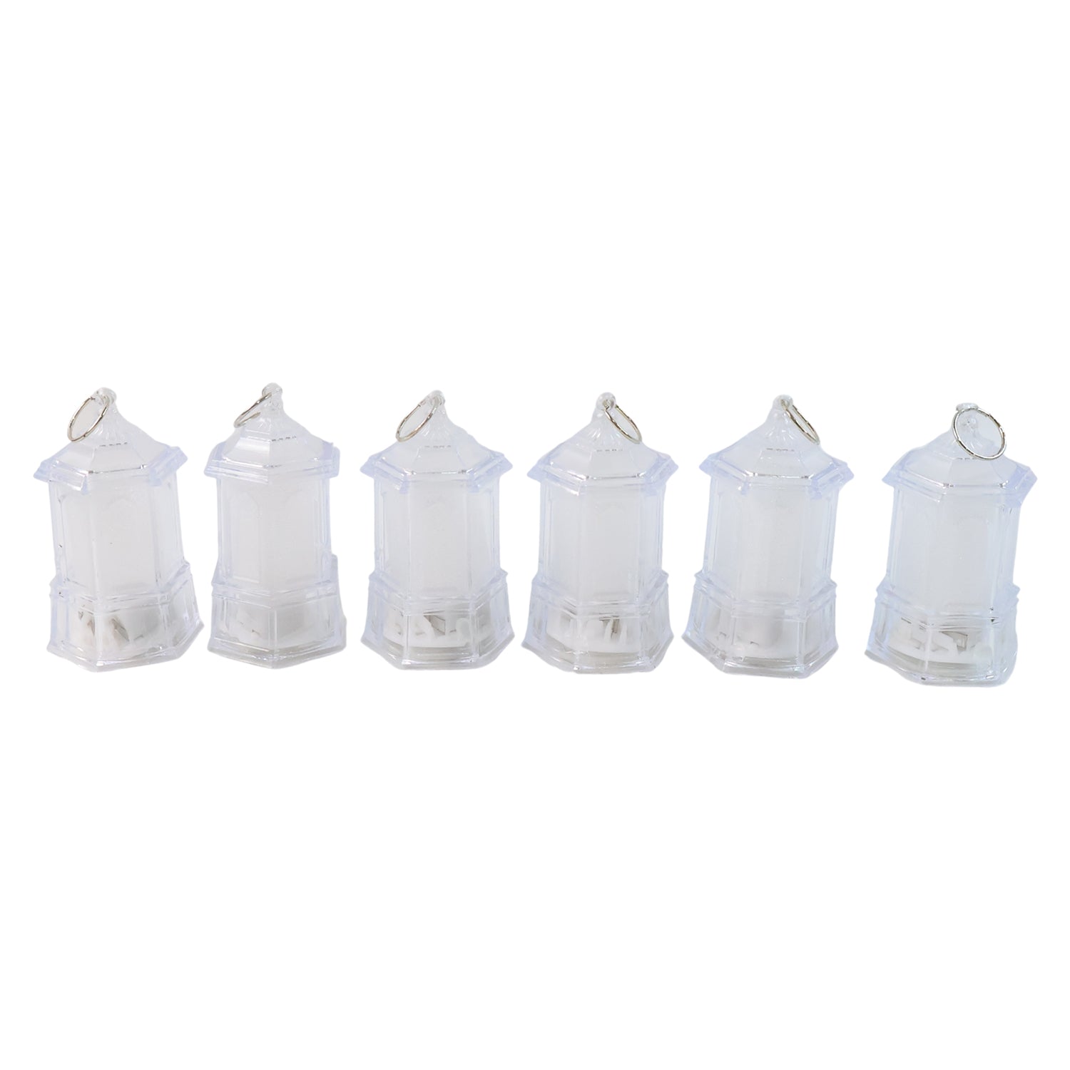 Set of 24 Wukusy LED decorative lantern lights with candle design, ideal for home decor ambiance and festive decoration.