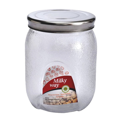 Wukusy 2000 ml mason jar with airtight lid, clear glass kitchen tool for storing food and liquids with secure seal