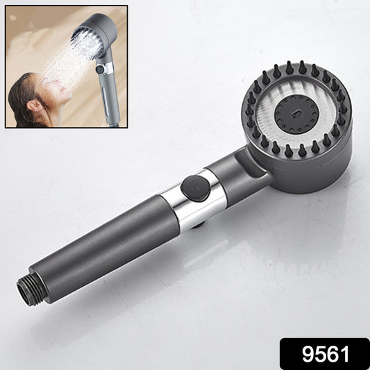 Wukusy shower head with adjustable 3-mode filter, featuring a sleek design for home improvement and water filtration.