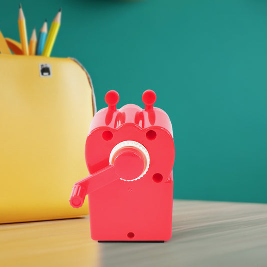 Animal-shaped cartoon pencil sharpener for kids, designed in a colorful animal shape, made by Wukusy for office and school use.