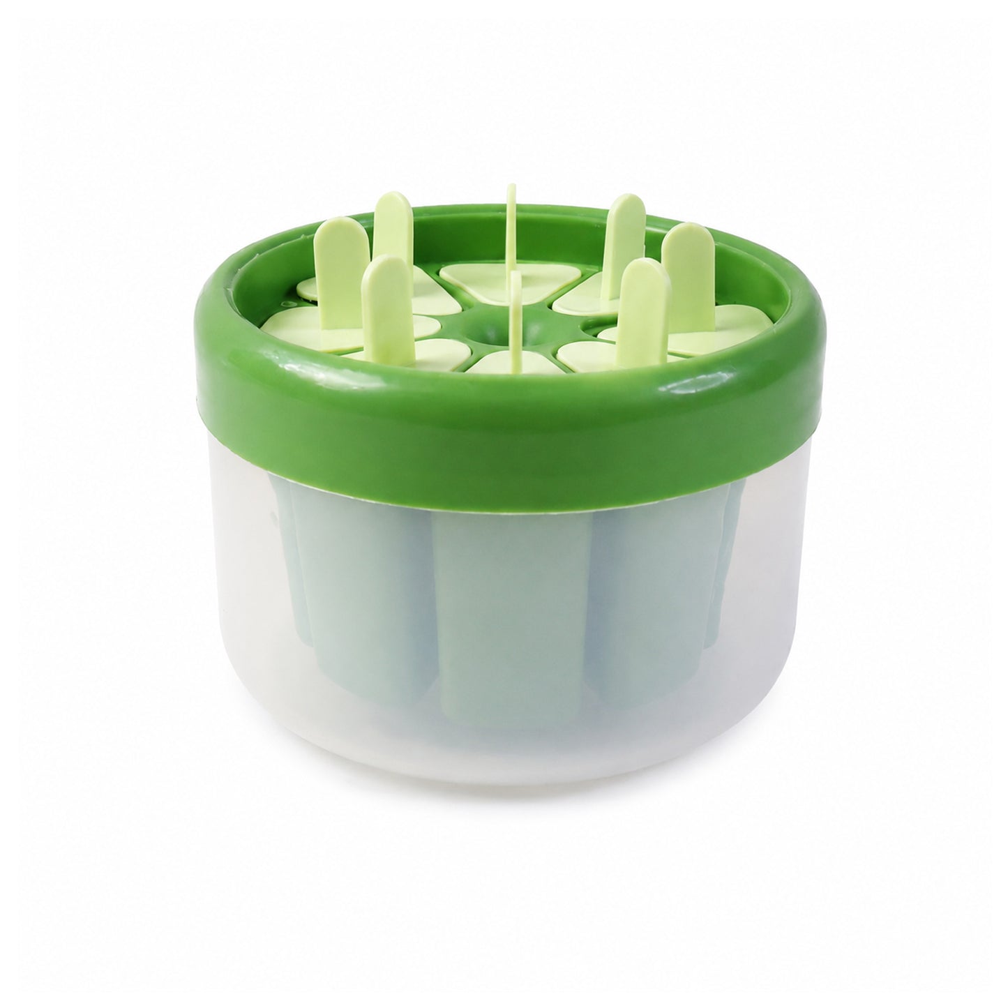 Wukusy plastic ice candy popsicle maker with 8 molds in a set, perfect for making homemade frozen treats