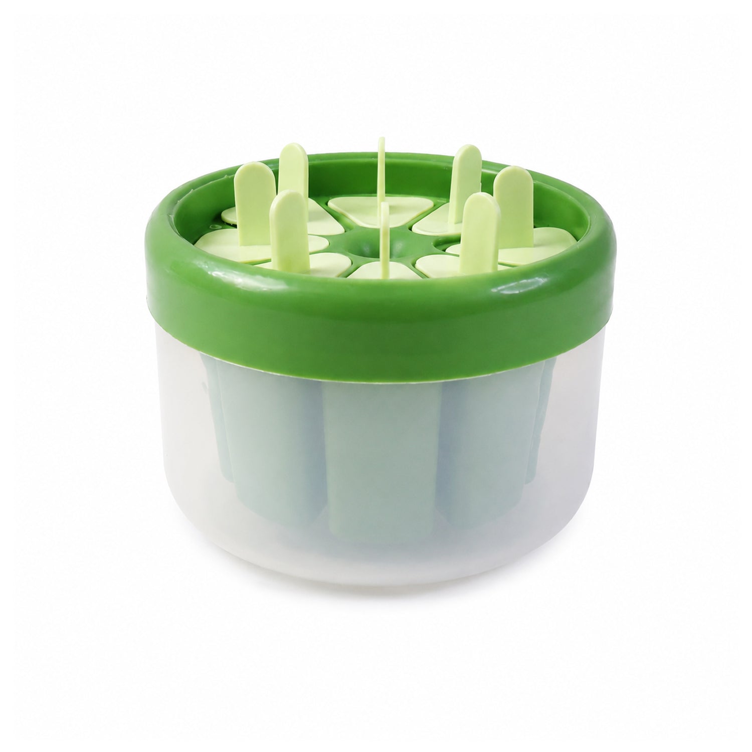Wukusy plastic ice candy popsicle maker with 8 molds in a set, perfect for making homemade frozen treats