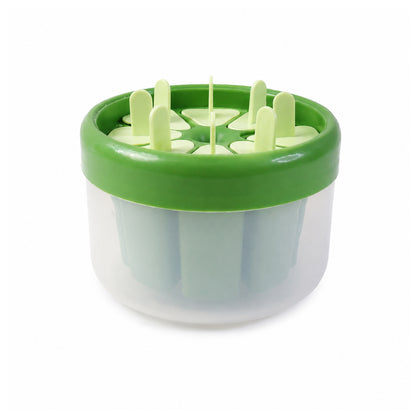 Wukusy plastic ice candy popsicle maker with 8 molds in a set, perfect for making homemade frozen treats