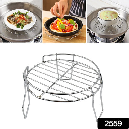 Wukusy 2559 pot stand for home garden, balcony, or living room decor, with a metal design suitable for plant pots.