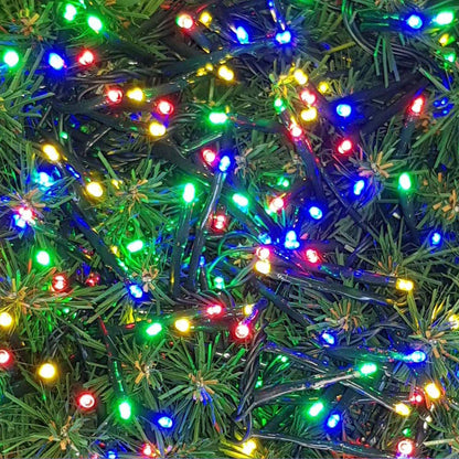 Wukusy 7291 4-meter multicolor LED string light for festival home decor, featuring vibrant, colorful illumination.